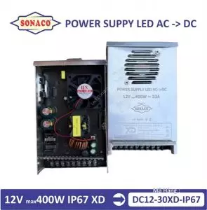 Nguồn 12V 400W IP67