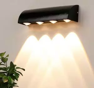 Đèn Vách 4 Tia 1 Chiều